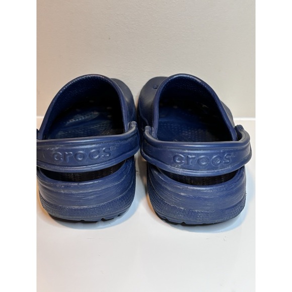 Original Classic Crocs BLUE NAVY Clogs W 4-5 (XS) Big Kid/ Small Adult - Picture 3 of 5